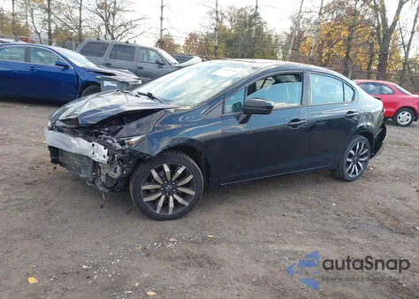 2015 Honda Civic Ex-L from USA, damaged, VIN 19XFB2F93FE249124